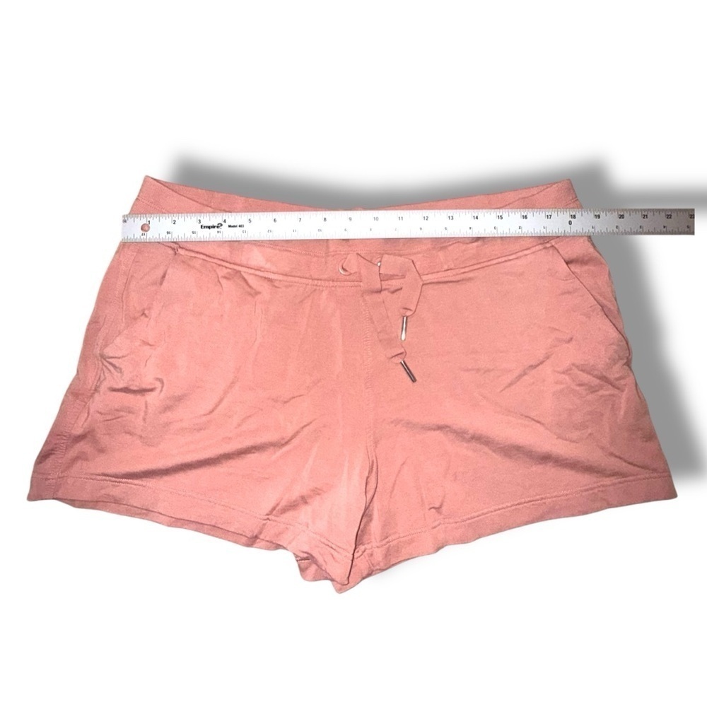 ATHLETA Balance 4” Shortie Shorts - Palmer Pink XL - Picture 3 of 9